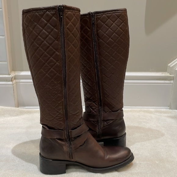 Browns Tan Moto Boots - Picture 3 of 7